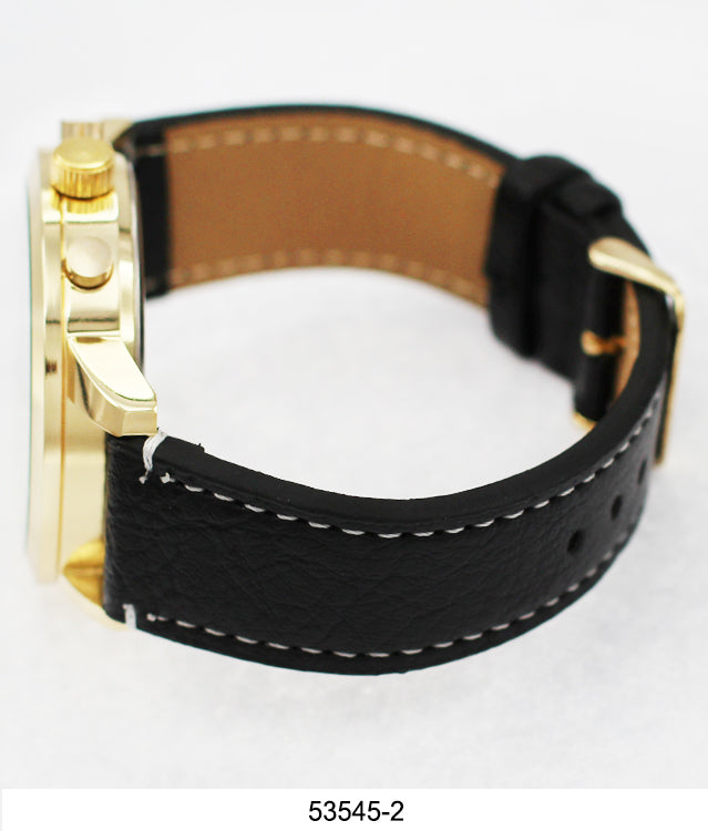 5354 - Faux Leather Band Watch