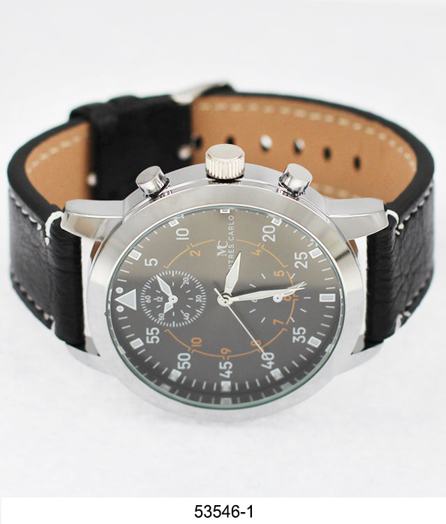 5354 - Faux Leather Band Watch