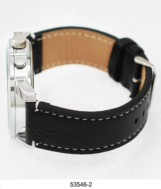 5354 - Faux Leather Band Watch