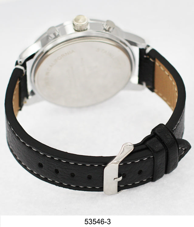5354 - Faux Leather Band Watch