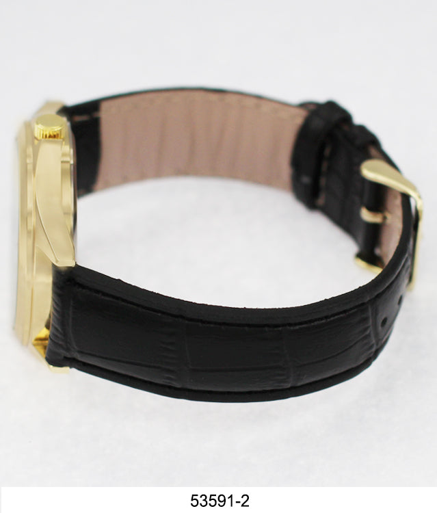 5359 - Faux Leather Band Watch