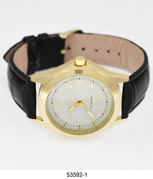 5359 - Faux Leather Band Watch