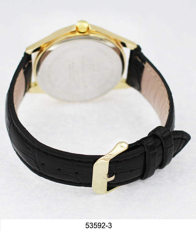 5359 - Faux Leather Band Watch