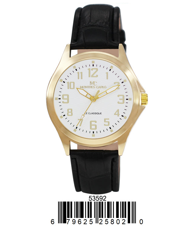 5359 - Faux Leather Band Watch