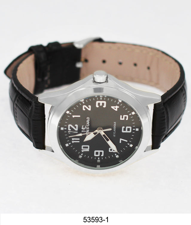 5359 - Faux Leather Band Watch