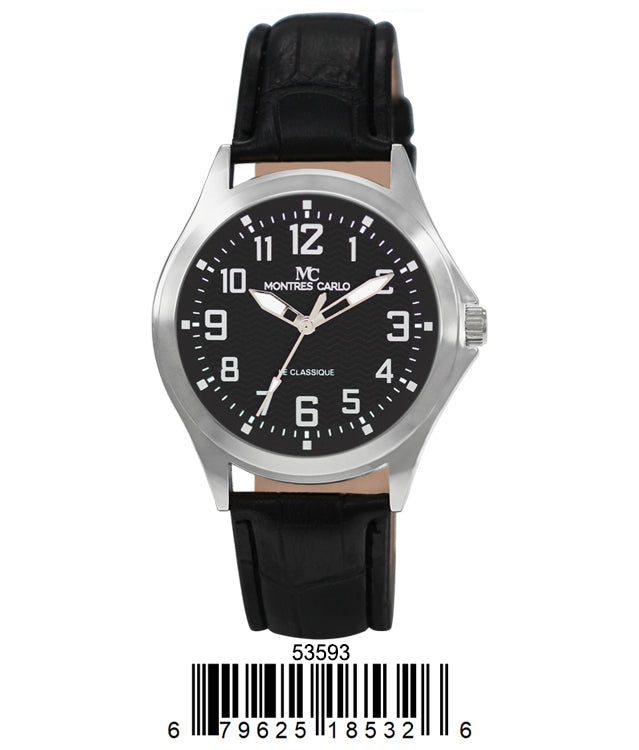 5359 - Faux Leather Band Watch