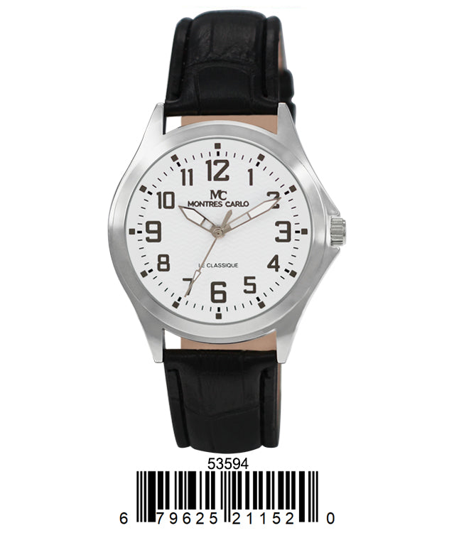 5359 - Faux Leather Band Watch