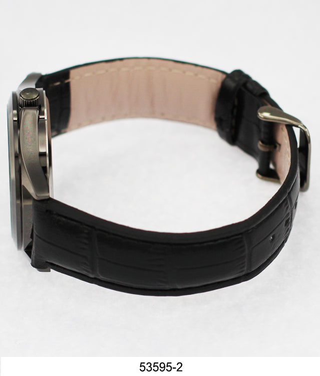 5359 - Faux Leather Band Watch