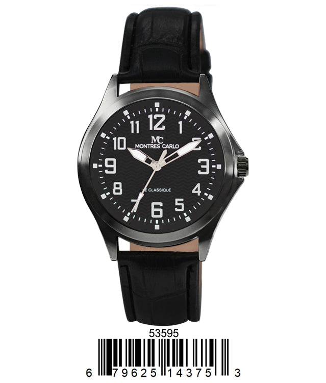5359 - Faux Leather Band Watch