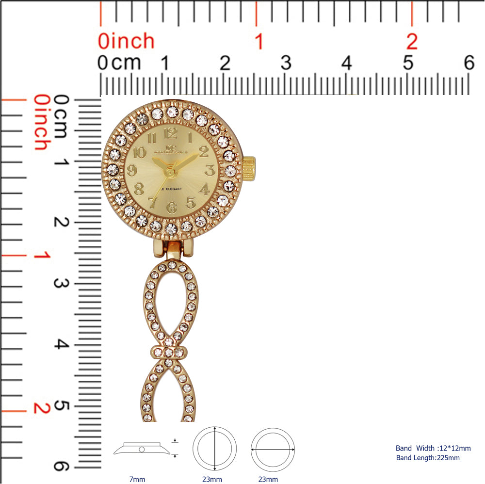 5361-JB - Montres Carlo Jewlery Gift Box with Metal Watch