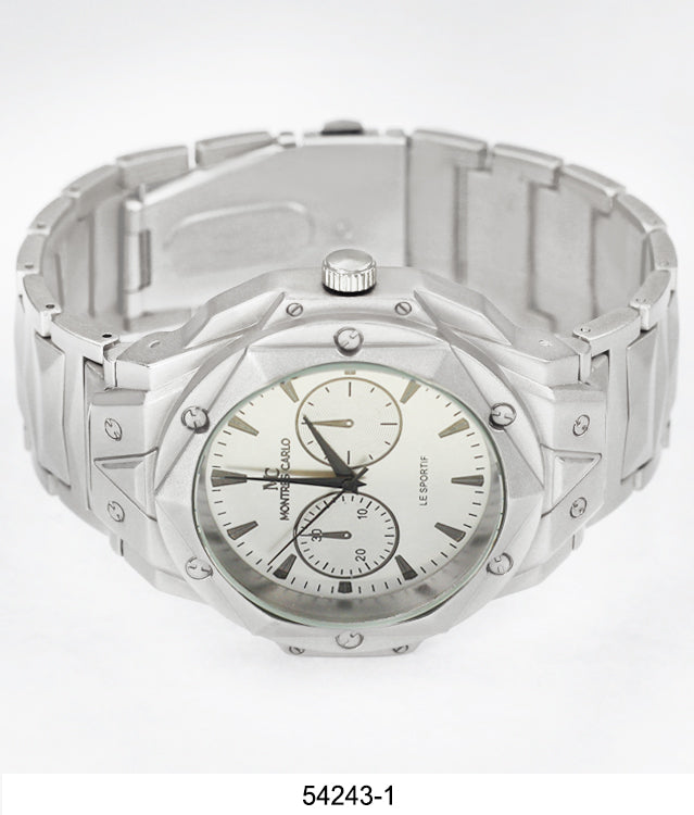 5424-Montres Carlo Metal Band Watch