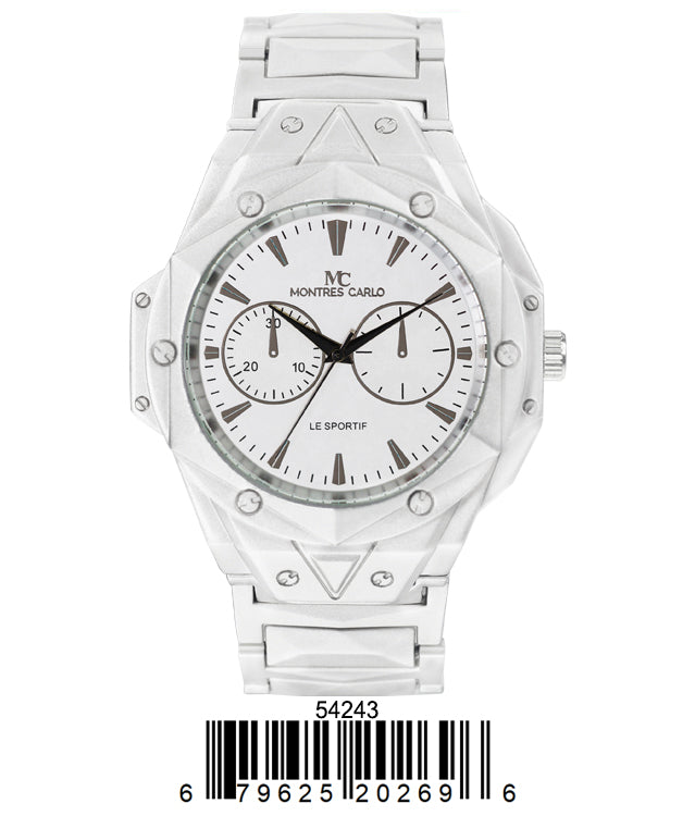 5424-Montres Carlo Metal Band Watch