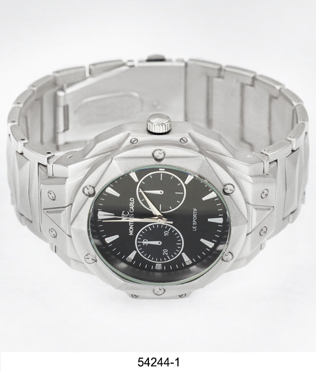 5424-Montres Carlo Metal Band Watch