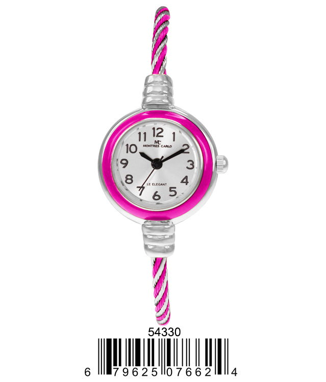 5433-Montres Carlo Wired Bangle Watch