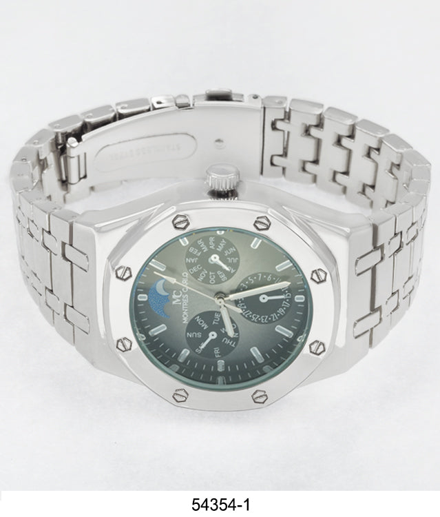 5435-Montres Carlo Metal Band Watch