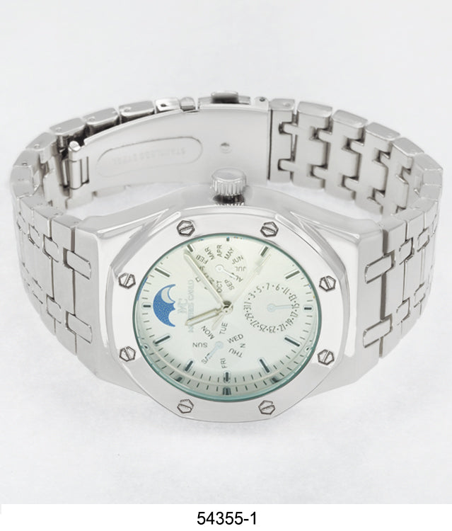 5435-Montres Carlo Metal Band Watch