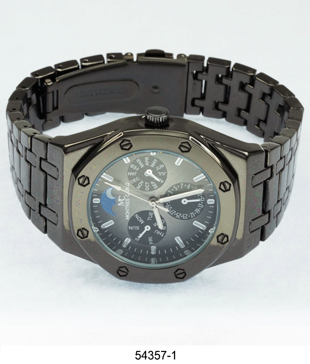 5435-Montres Carlo Metal Band Watch