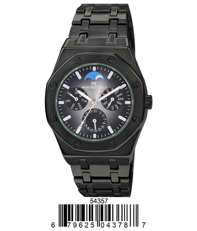 5435-Montres Carlo Metal Band Watch