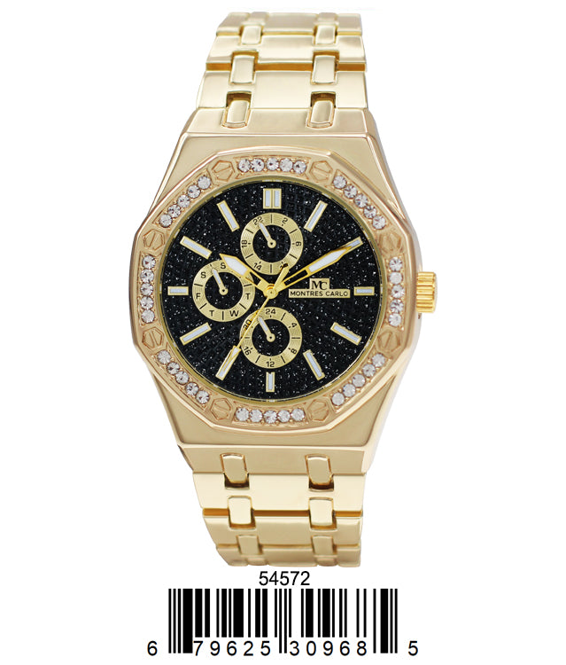 5457-Montres Carlo Metal Band Watch