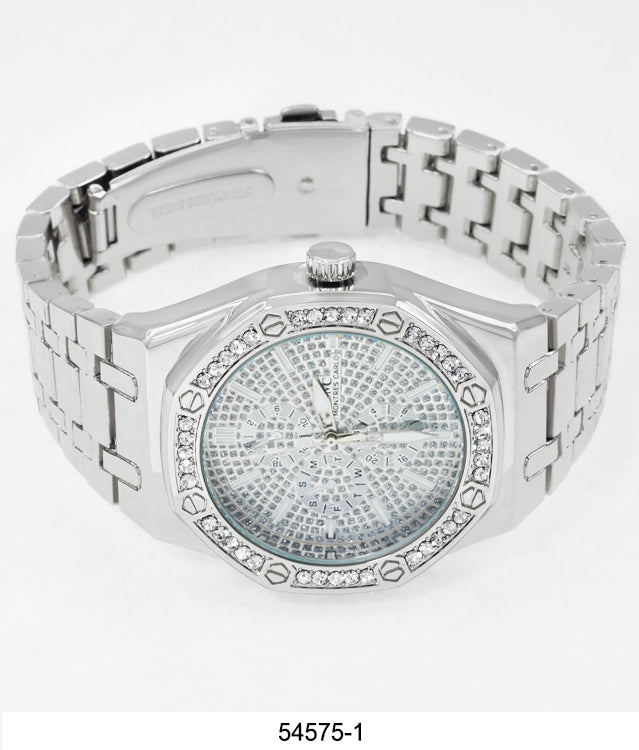 5457-Montres Carlo Metal Band Watch