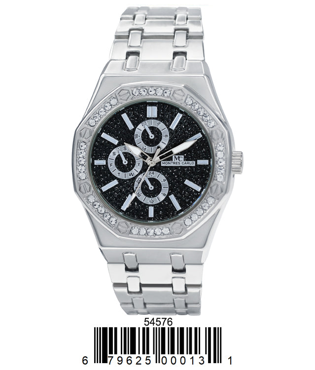 5457-Montres Carlo Metal Band Watch
