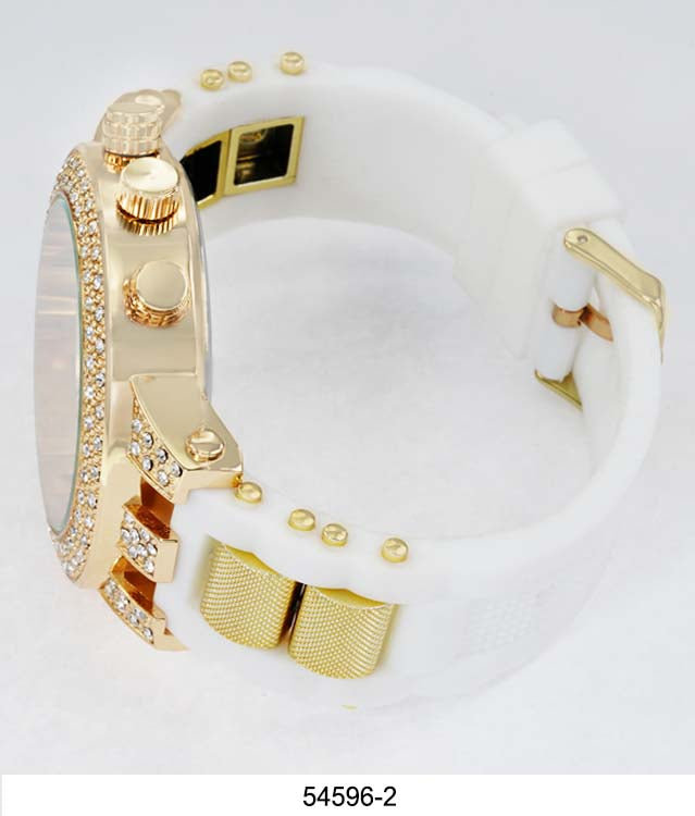 5459-Montres Carlo Silicon Band Watch