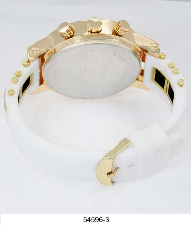 5459-Montres Carlo Silicon Band Watch