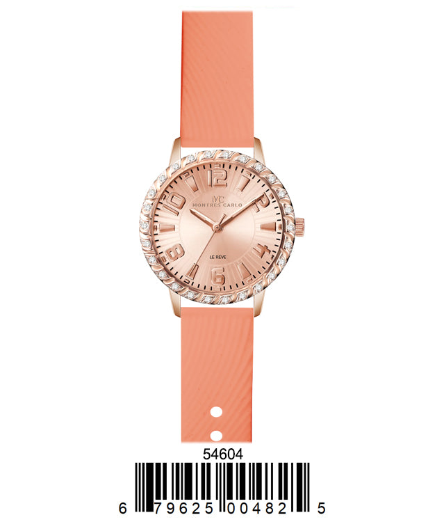 5460-Montres Carlo Silicon Band Watch