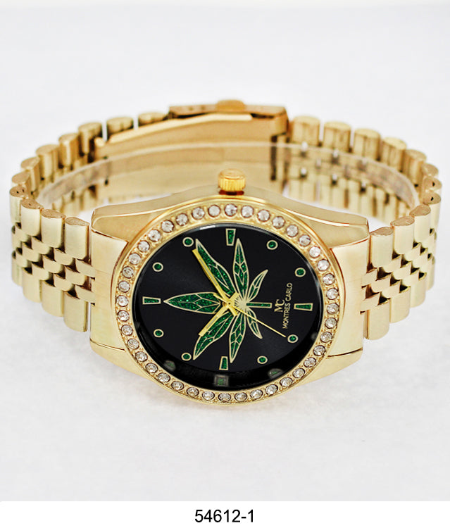 5461-Montres Carlo Metal Band Watch