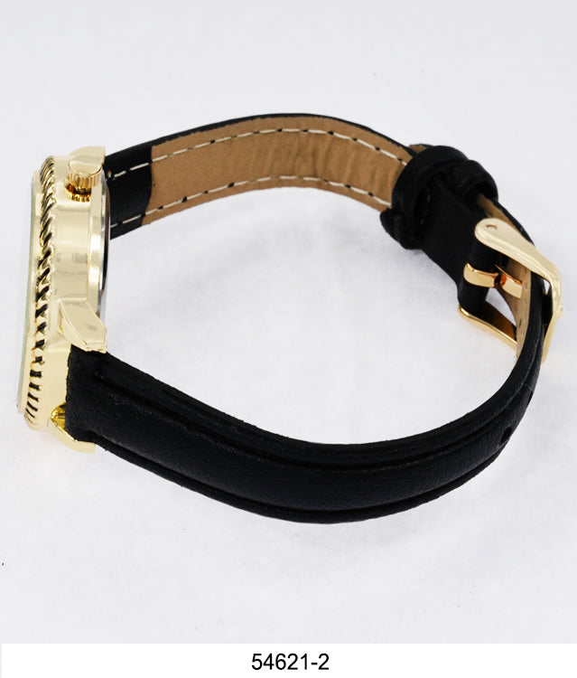 5462 - Faux Leather Band Watch