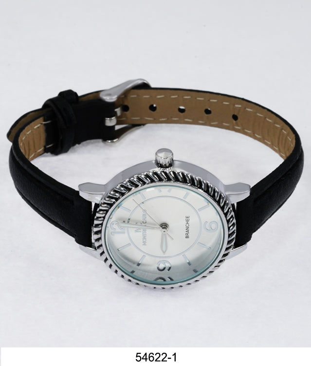 5462 - Faux Leather Band Watch