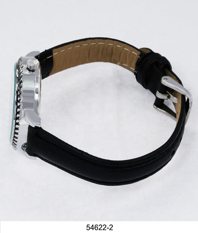 5462 - Faux Leather Band Watch