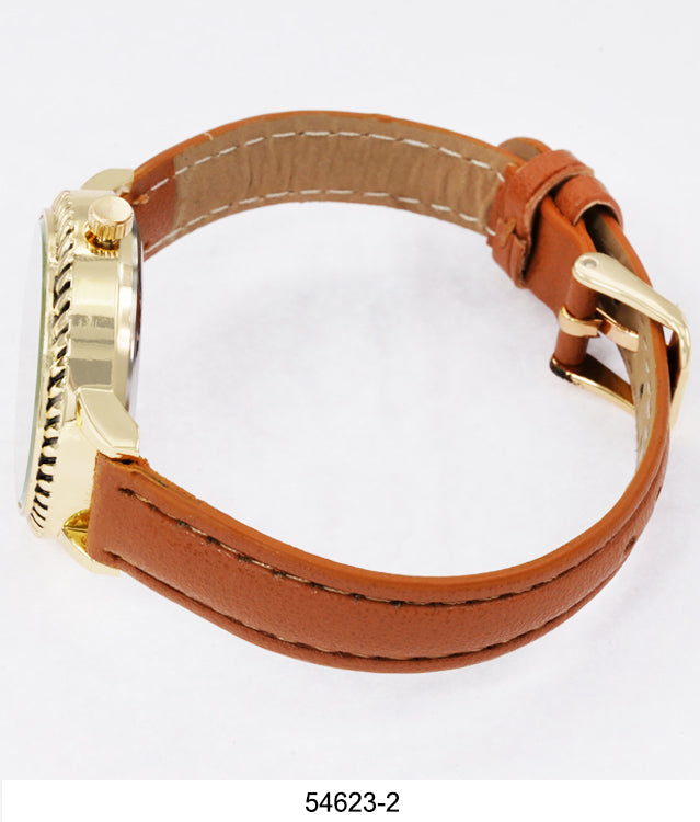 5462 - Faux Leather Band Watch