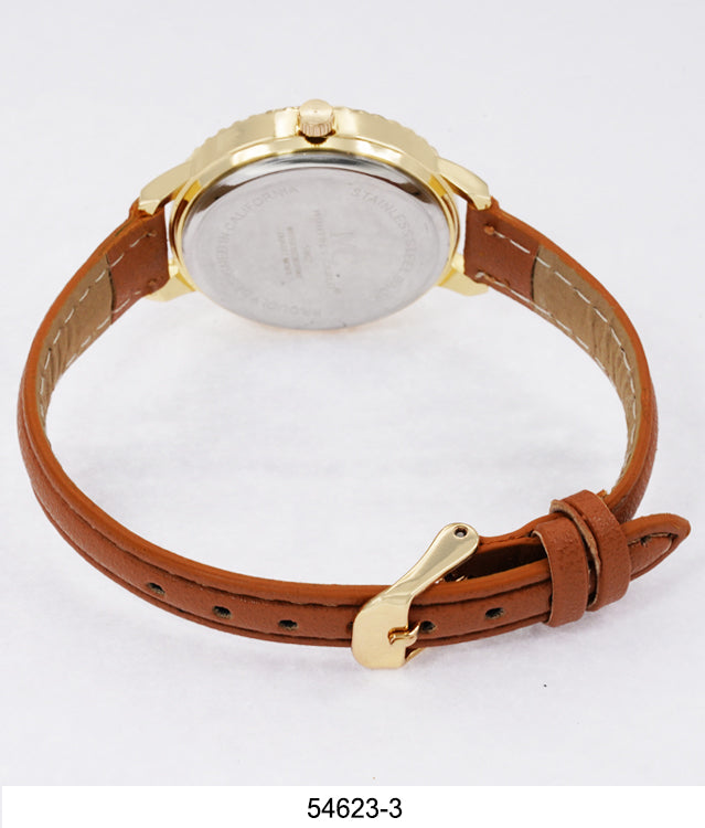 5462 - Faux Leather Band Watch