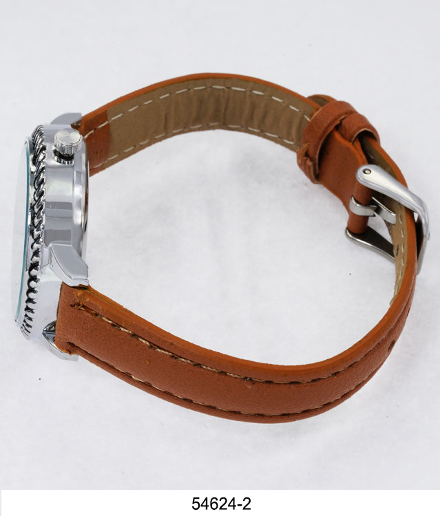 5462 - Faux Leather Band Watch