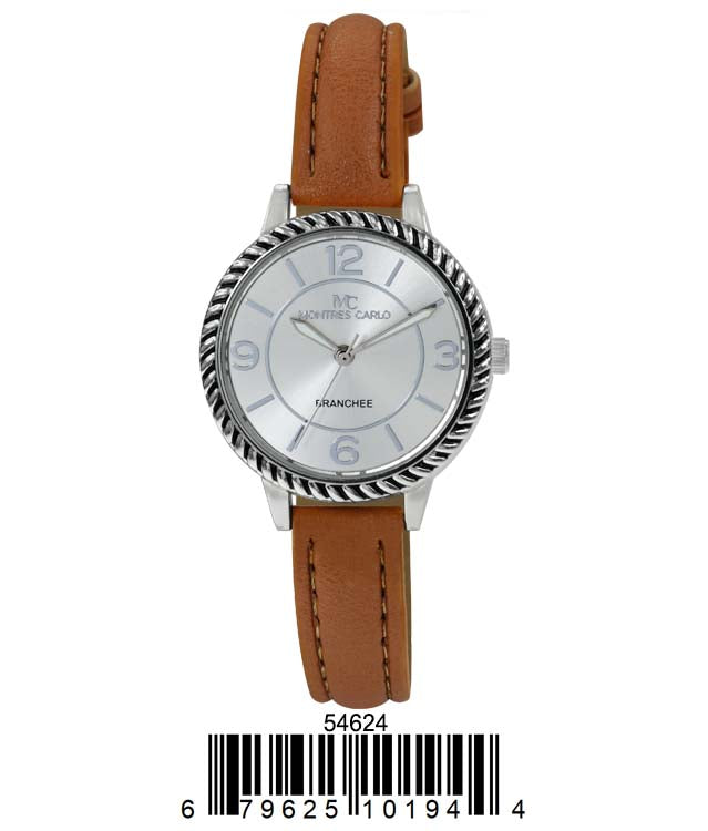 5462 - Faux Leather Band Watch