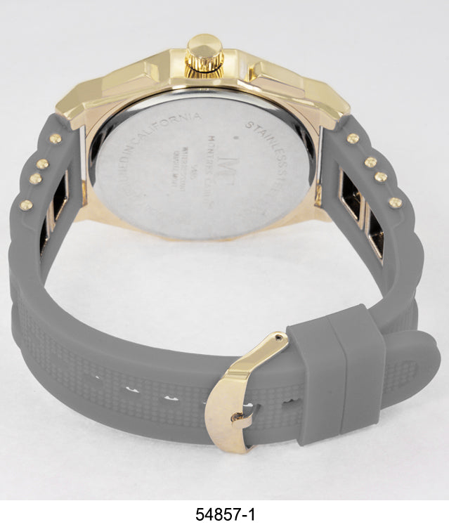 5485-Montres Carlo Silicon Band Watch