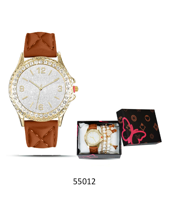5501 - Silicon band watch Gift Box Edition