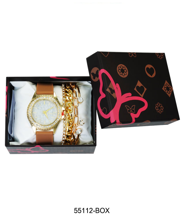 5511 - Silicon band watch Gift Box Edition