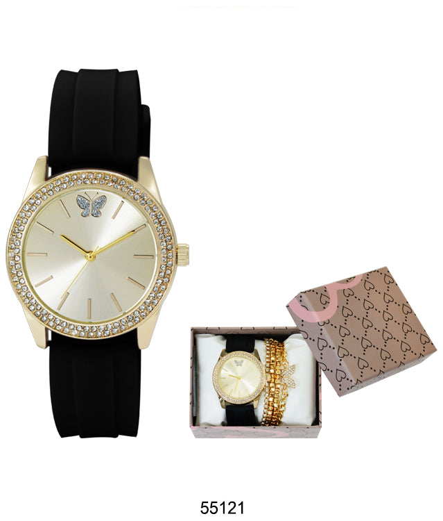 5512 - Silicon band watch Gift Box Edition