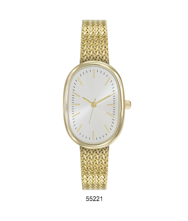 55221-Montres Carlo Mesh Band Watch