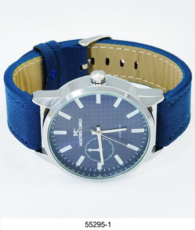 5529 - Faux Leather Band Watch