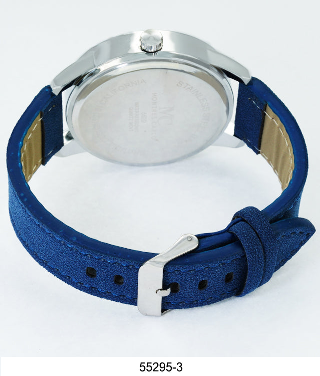 5529 - Faux Leather Band Watch