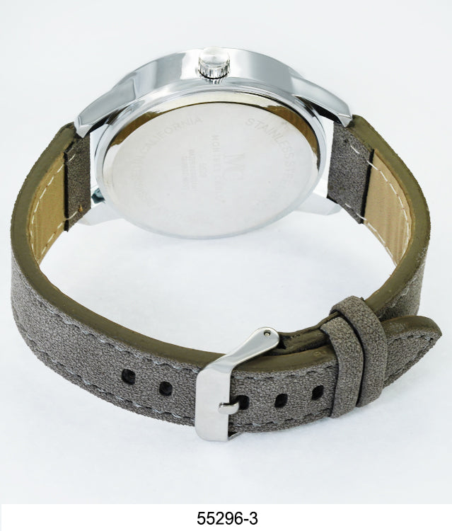 5529 - Faux Leather Band Watch