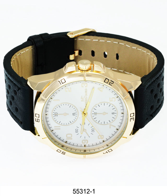 5531 - Faux Leather Band Watch