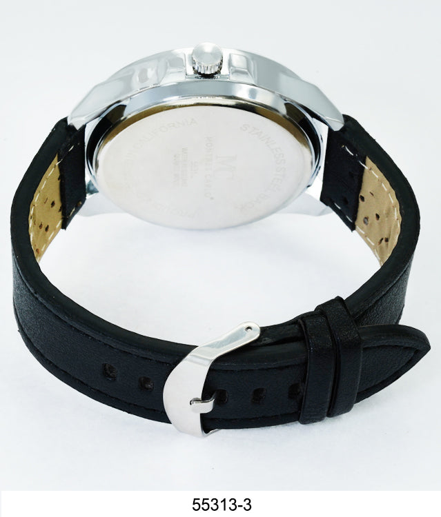 5531 - Faux Leather Band Watch