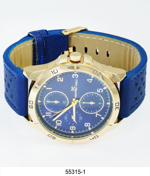 5531 - Faux Leather Band Watch