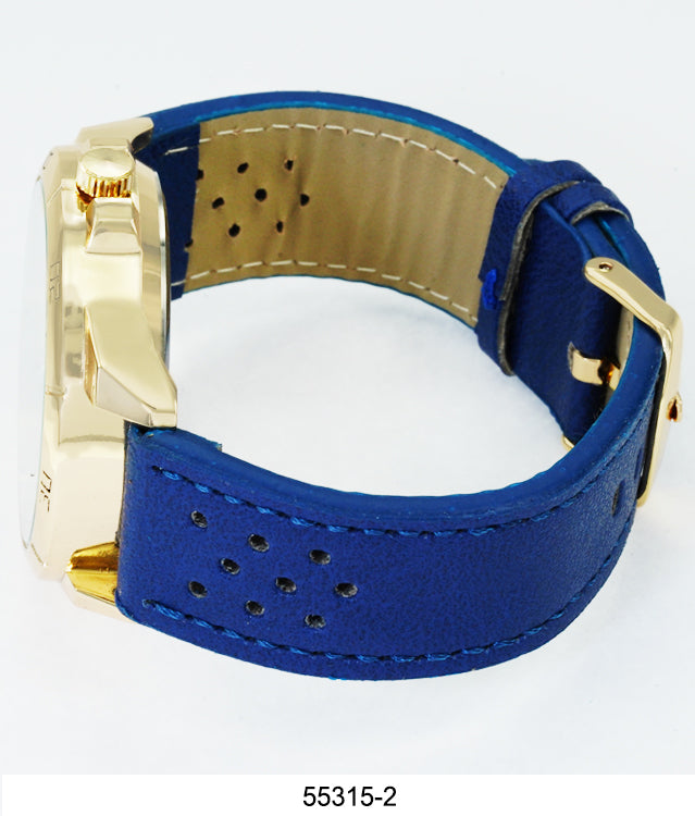 5531 - Faux Leather Band Watch