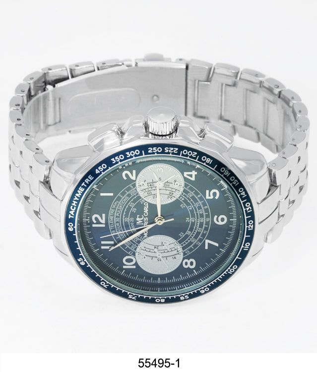 5549-Montres Carlo Metal Band Watch