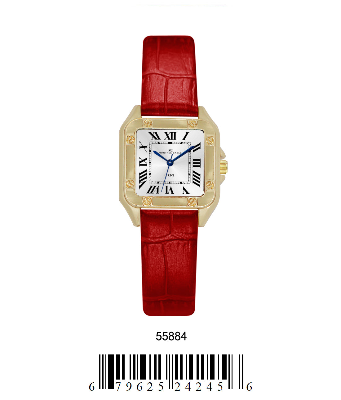 5588 - Faux Leather band watch